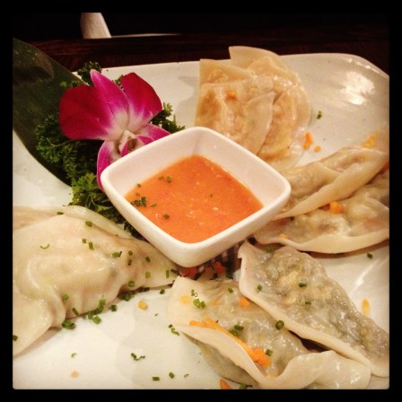 Assorted Dumpling plate at Franchia
