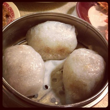 Taro dumplings