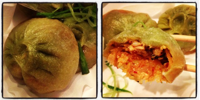 Kimchi dumpling
