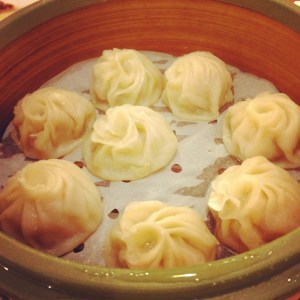 Juicy steamed pork buns