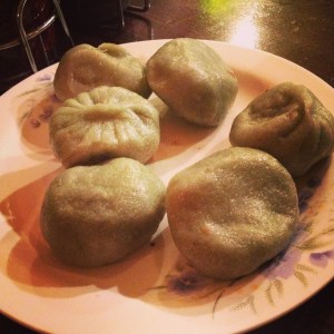 Veggie Dumplings/Sauce delivery system