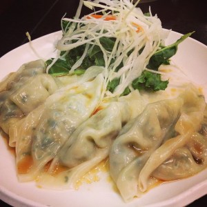 Boiled vegetable dumplings