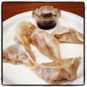 Steamed Kimchi Pork Dumplings 