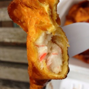 Philly creem cheese and crab