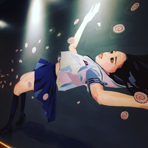 Dodging flying slices of fish cake Matrix stylee