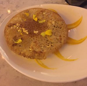 Notice the chipped plate