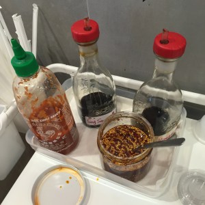 Sauce making station