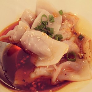 Pork Dumplings with Red Oil